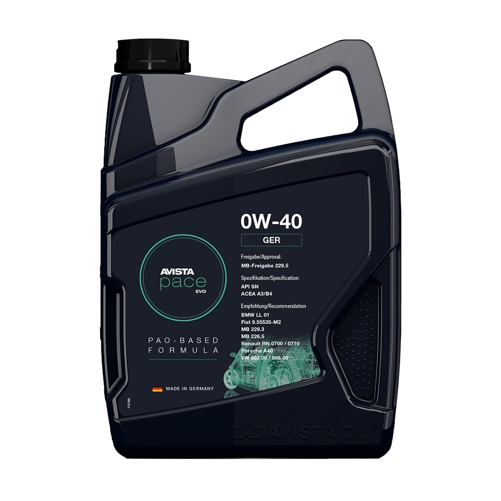 Моторное масло AVISTA PACE EVO GER 0W-40, 4л